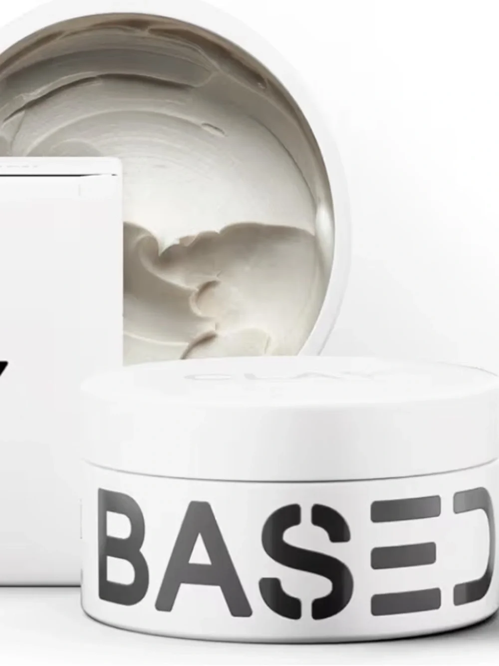 BASED Hair Clay for Men, Premium Hair Clay with Strong Hold, Texturizing Finish